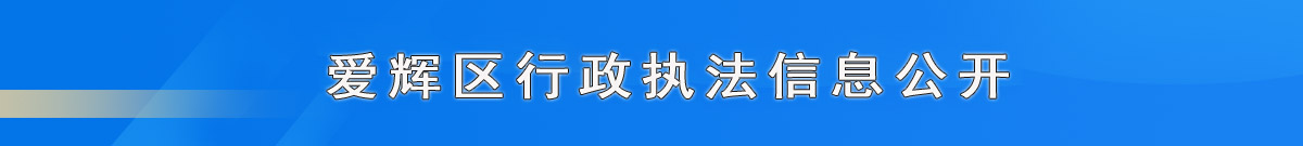 愛輝區行政執法信息公開